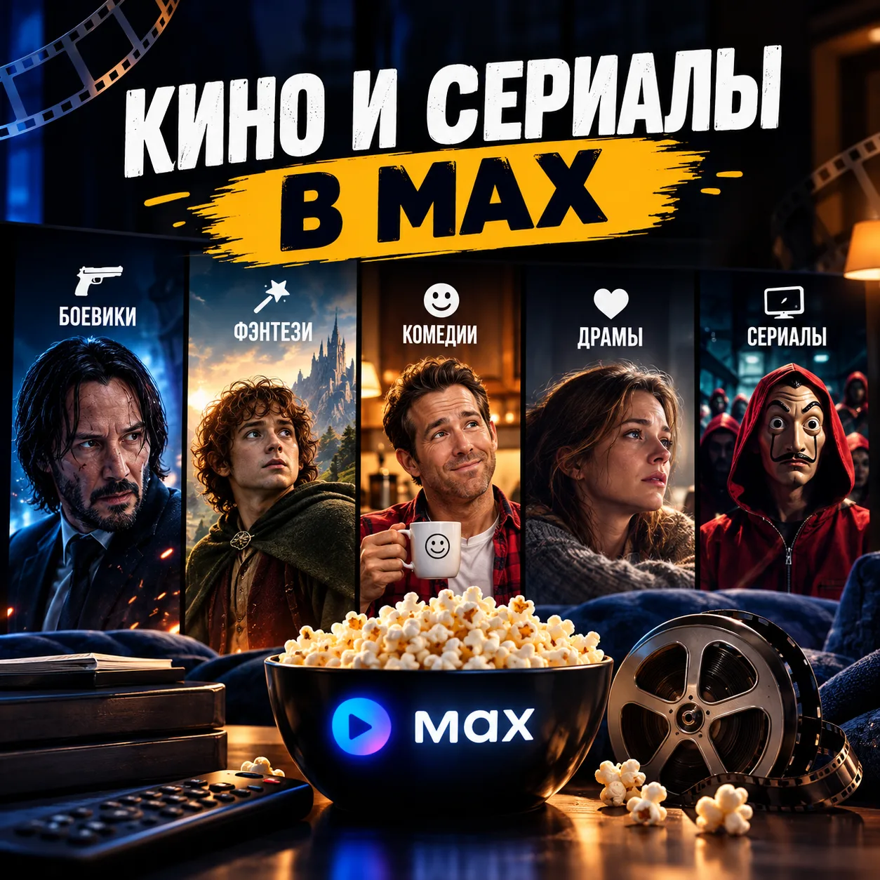 🎬ЛУЧШИЕ ФИЛЬМЫ И СЕРИАЛЫ В МАХ!