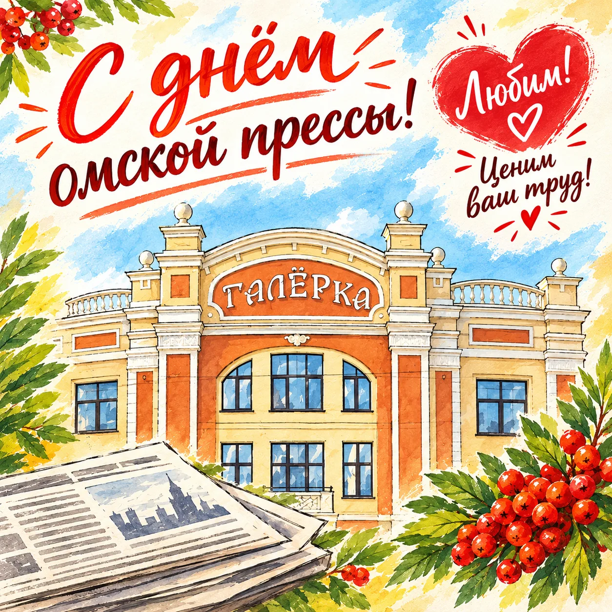 20 сентября отмечается День омской прессы — профессиональный праздник представителей СМ...