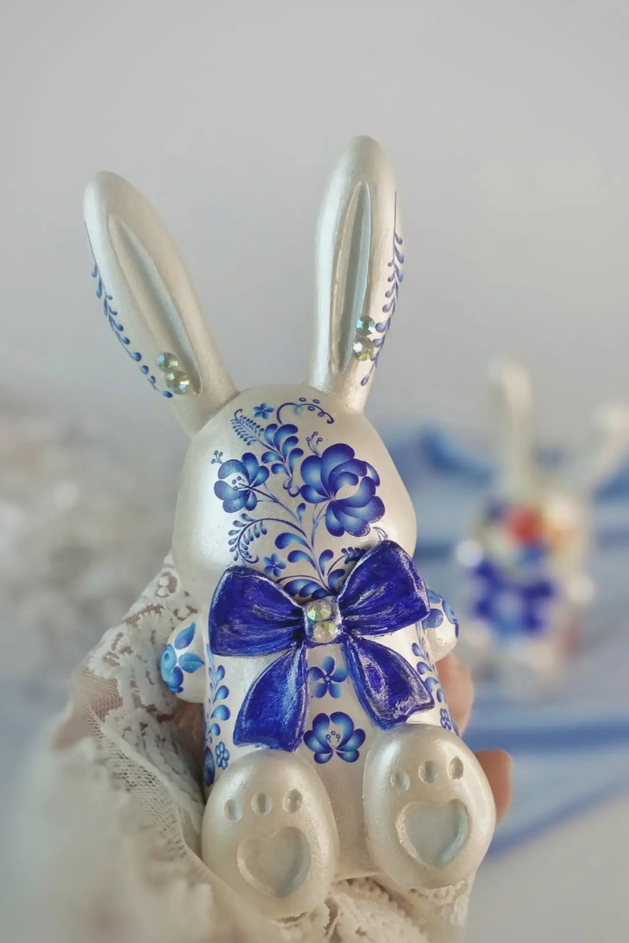 Всем хорошего дня. Эти зайки меня покорили . На конкурс "Черепашка"