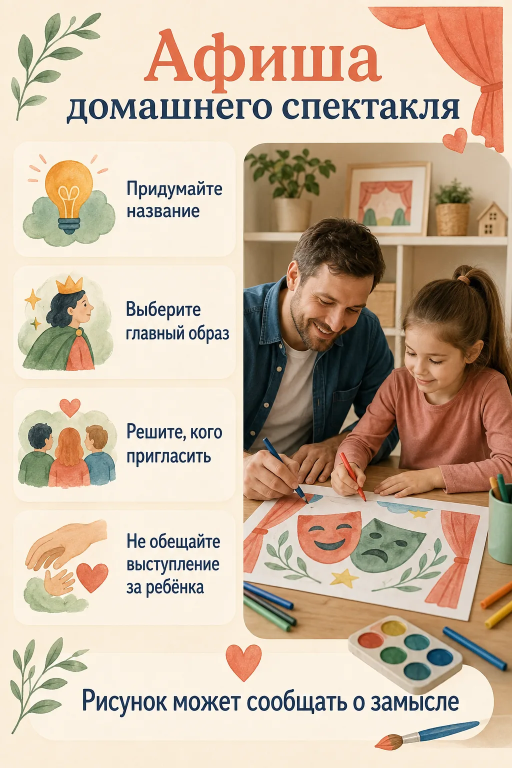 🎭 Афиша домашнего спектакля