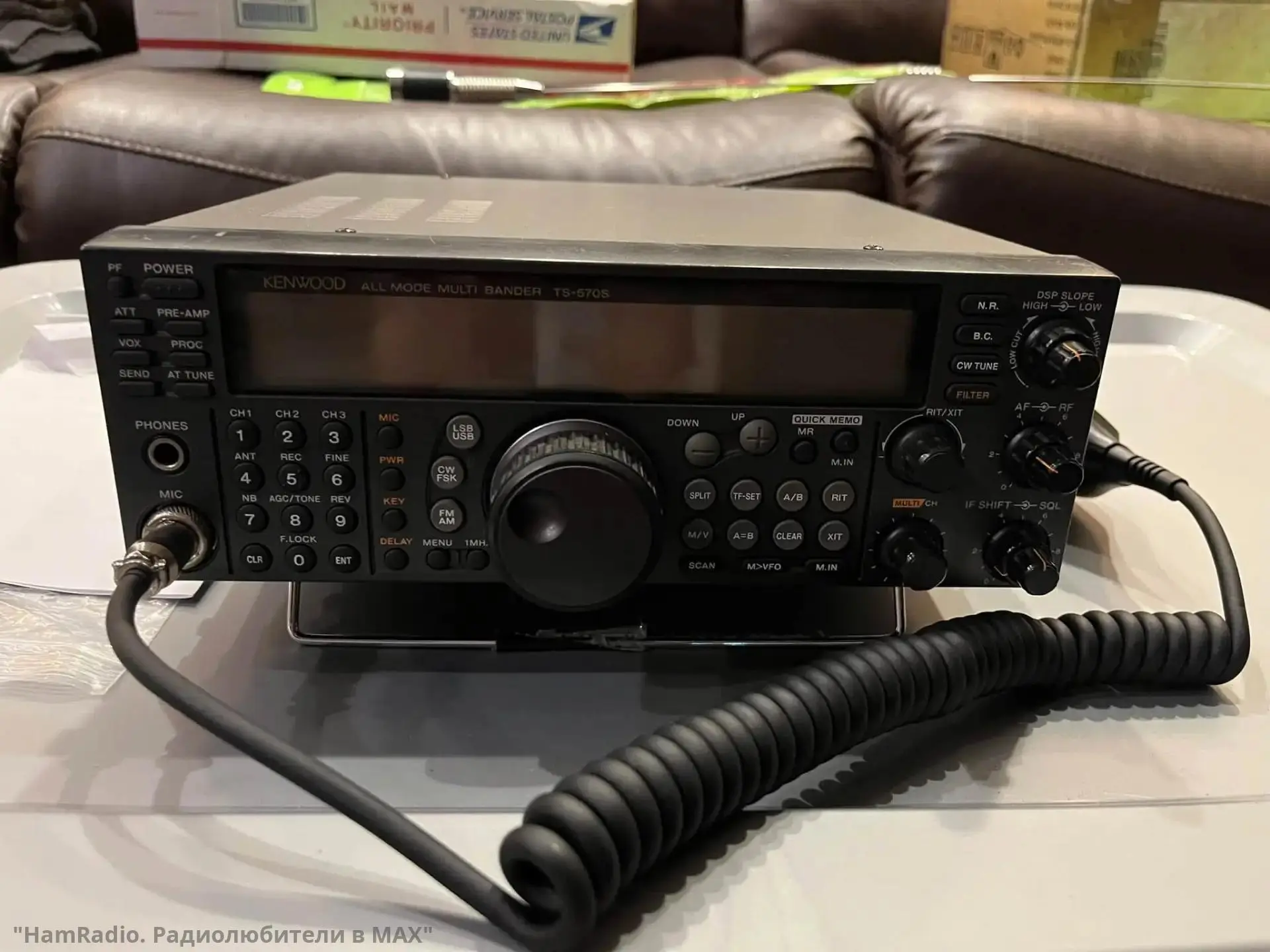 Неисправный конденсатор в Kenwood TS-570S