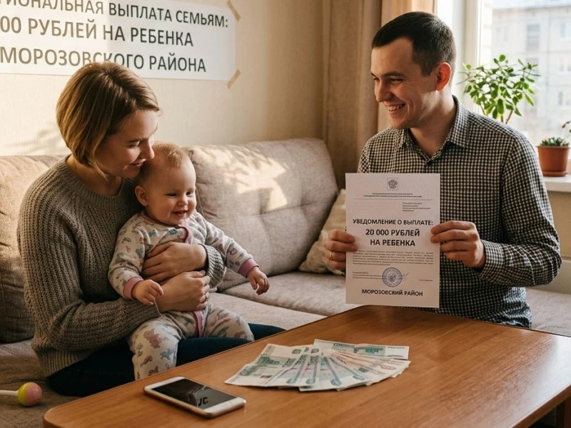 20 тысяч на малыша: 112 семей Морозовского района уже получили поддержку