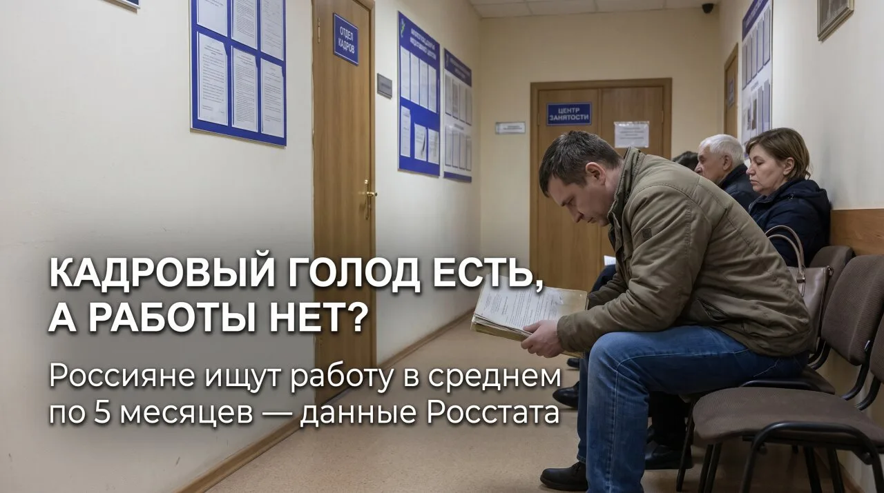 «Кадровый голод есть, а нормальной работы нет»:искать работу стало заметно сложнее 📉