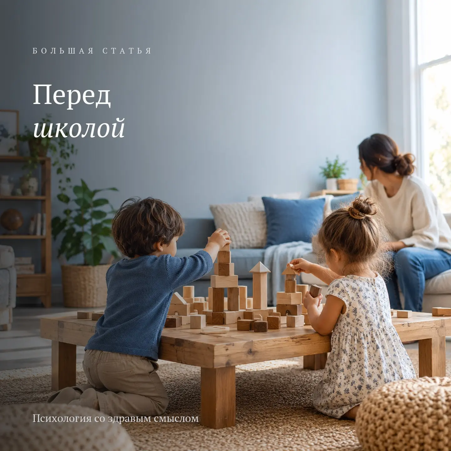 Готовность к школе начинается не с прописей
