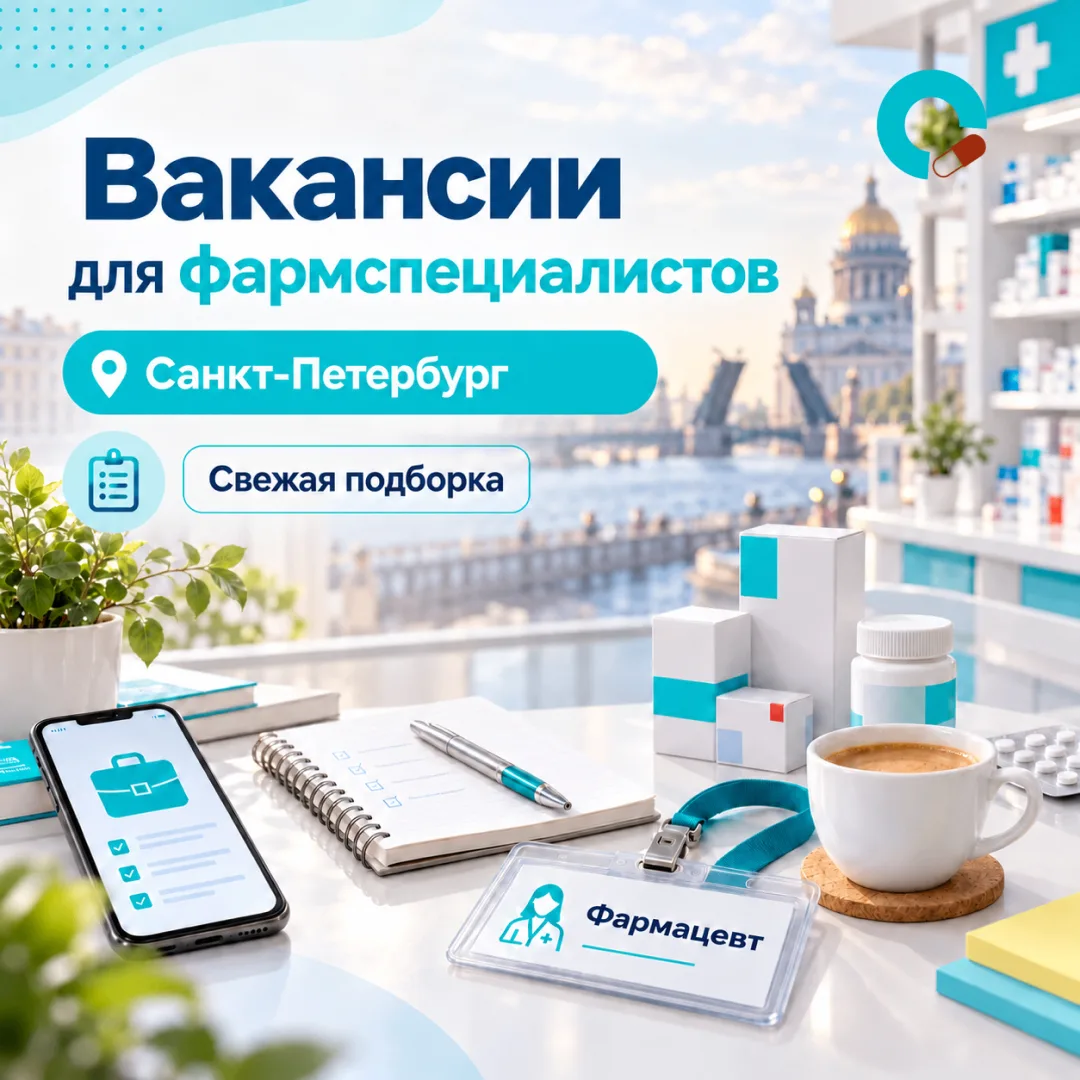 💼 Вакансии для фармспециалистов — Санкт-Петербург и Ленобласть