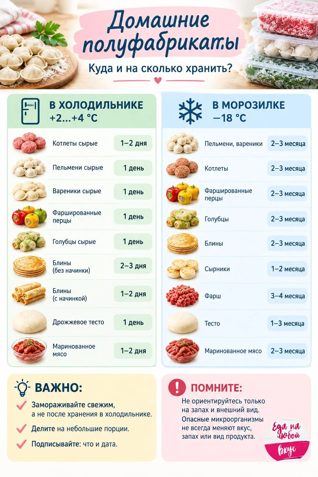 🧊 ЧТО ЗАГОТОВИТЬ ВПРОК, А ЧТО ЛУЧШЕ НЕ ХРАНИТЬ?