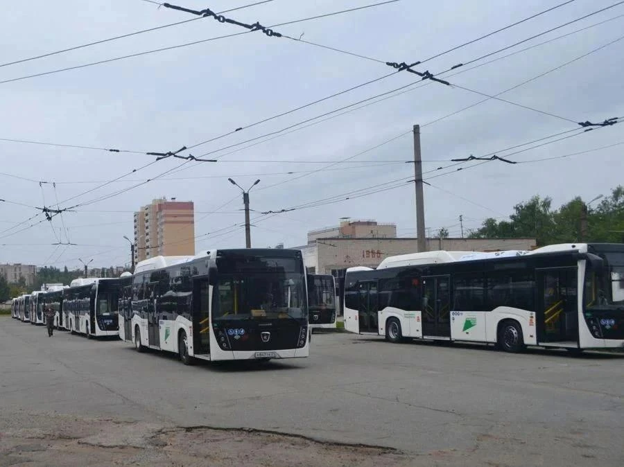 ⚡В Чебоксарах на маршруты вышли 47 новых автобусов на газе