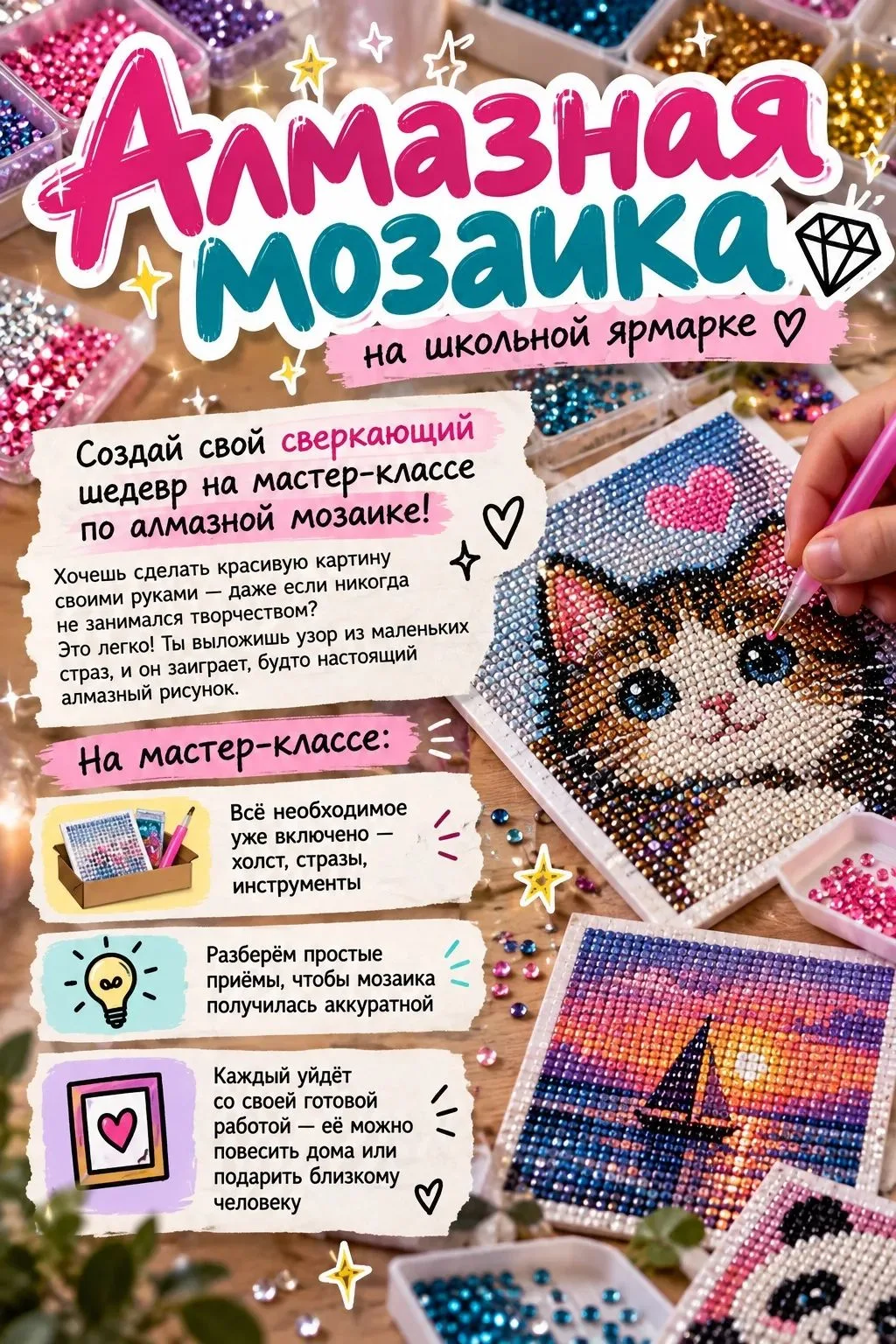 Продолжается запись на мастер-классы! Будет интересно, записывайтесь! ❤️