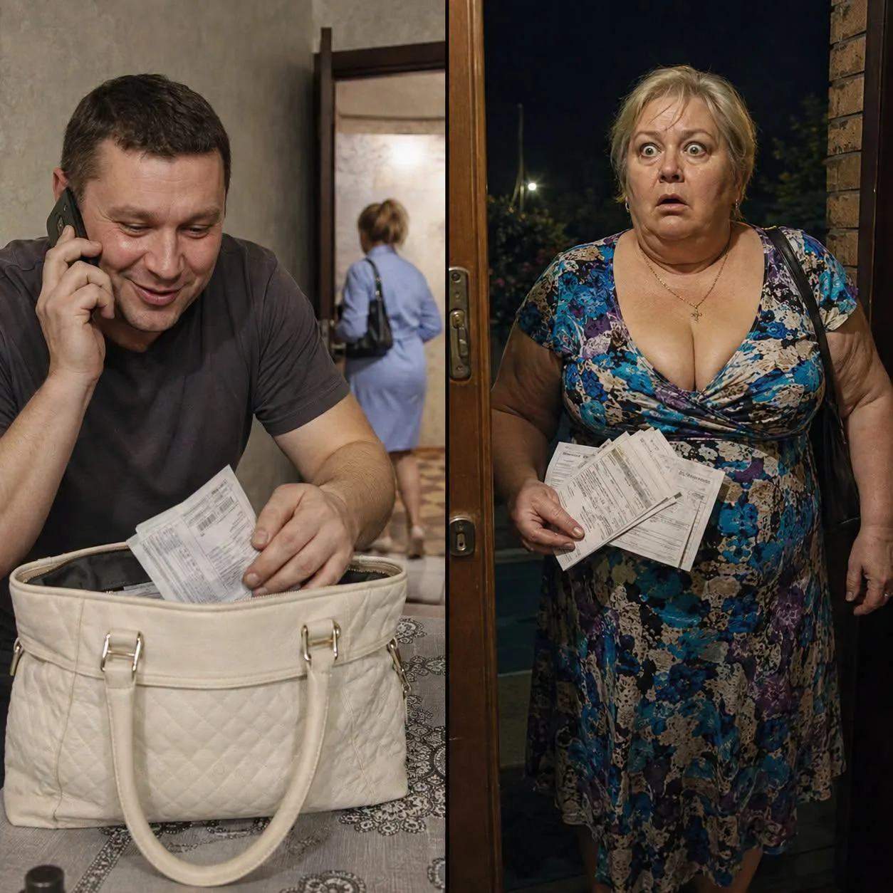 «Алло, мама! Жена пошла коммуналку оплачивать, я ей втихаря твои квитанции за квартиру ...