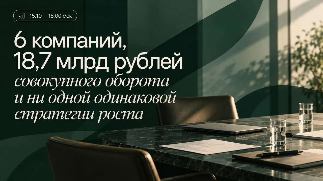 📈  6 компаний, 18,7 млрд рублей совокупного оборота и ни одной одинаковой стратегии роста