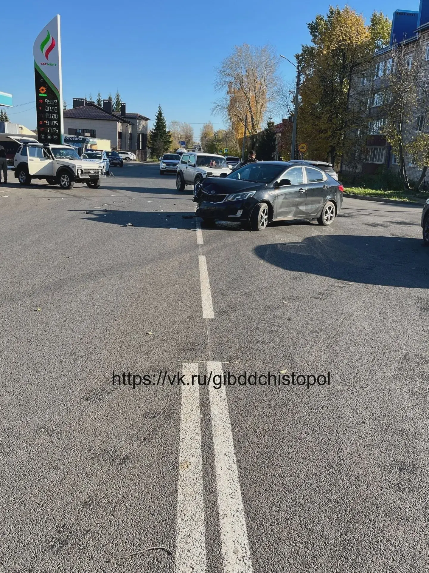 В Чистополе вчера произошло несколько аварий