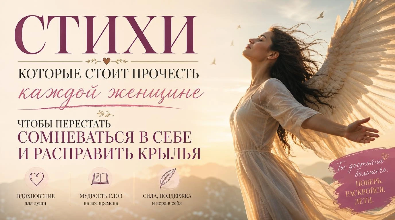 Стихи, которые стоит прочесть каждой женщине