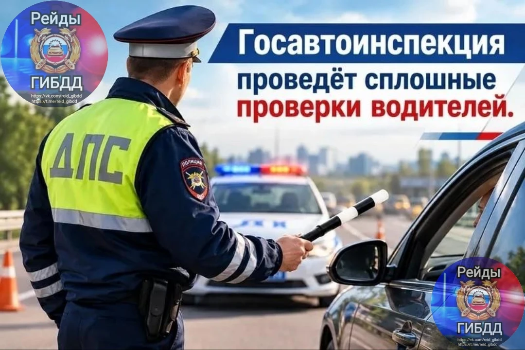 Госавтоинспекция ужесточит проверки водителей на этих выходных. Массовые рейды ГИБДД пр...