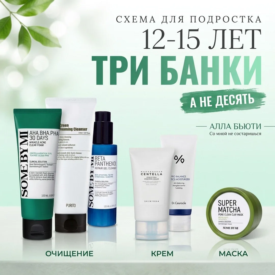 🅰️ 12-15 лет: три банки, а не десять. Схема для подростка
