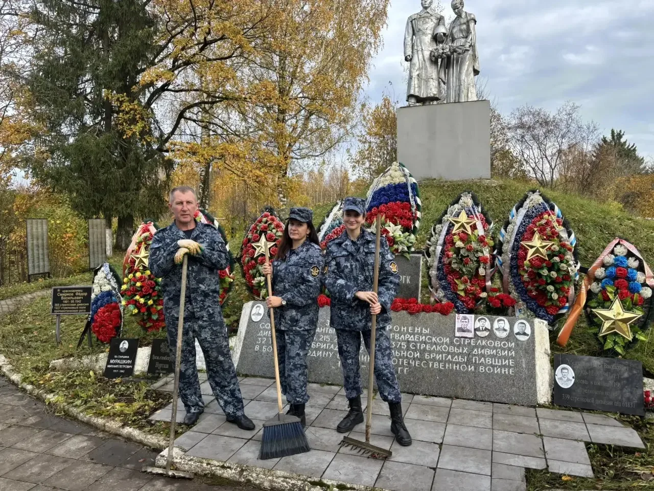 Благоустройство братского захоронения «Курган»🎖️