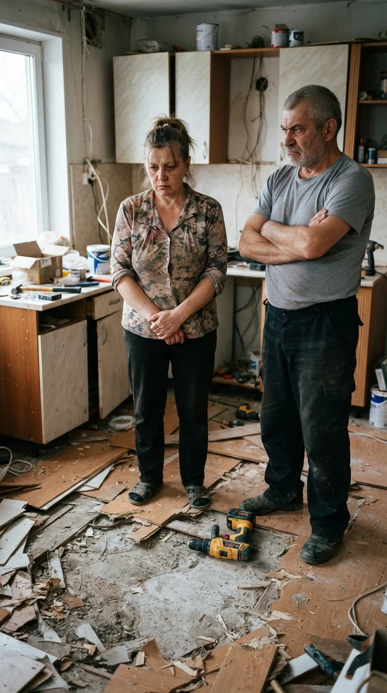 — Он криво висел, — сухо ответил муж. Я молча подала на развод, поняв, что 30 лет эконо...