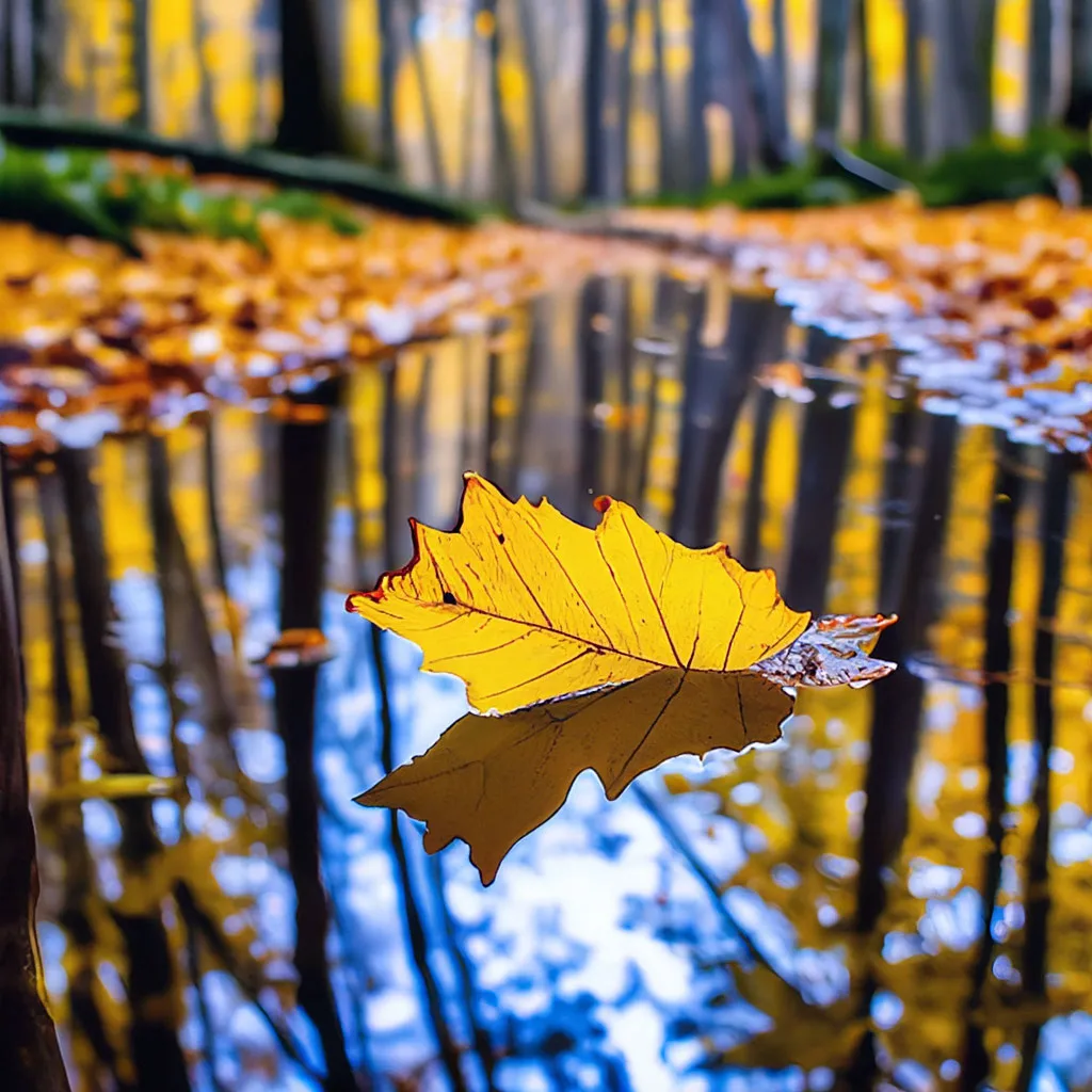 9 октября- необычный праздник -День отражения в лужах! 🍁