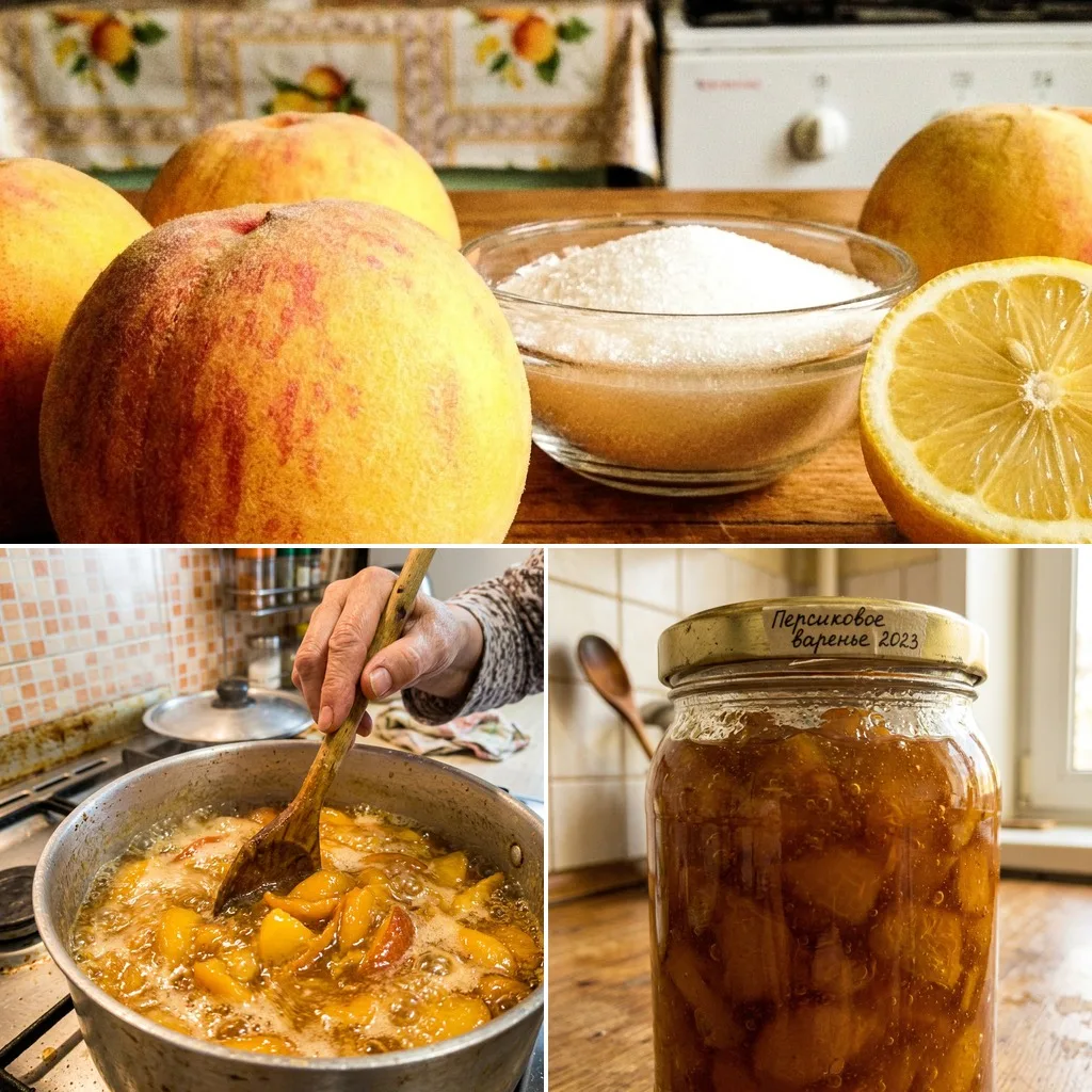 🍑 ВАРЕНЬЕ ИЗ ПЕРСИКОВ