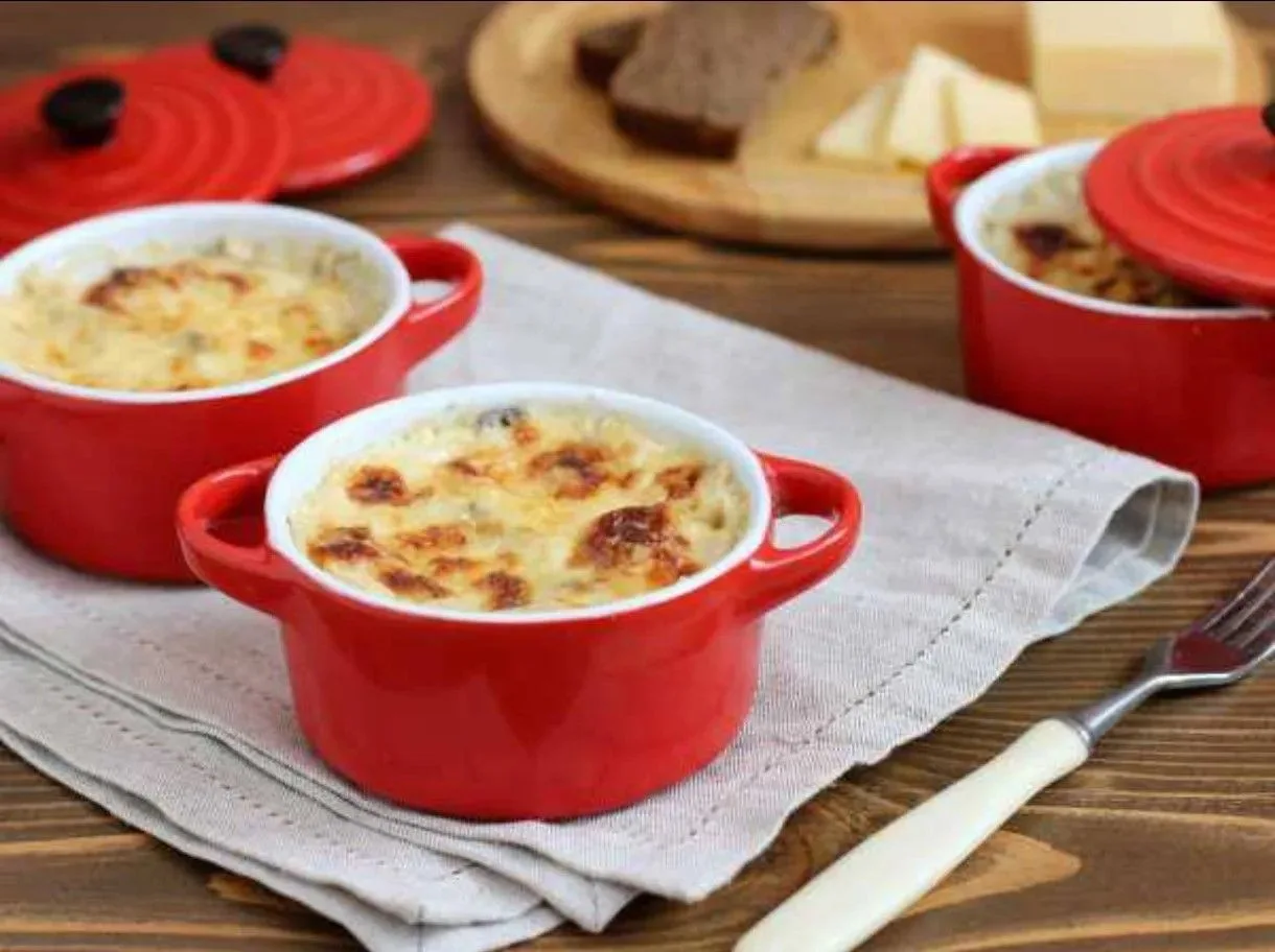 Жюльен с кальмарами