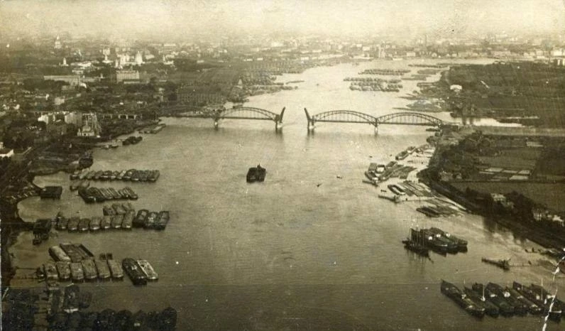 1910-1917.Вид на Железнодорожный мост.