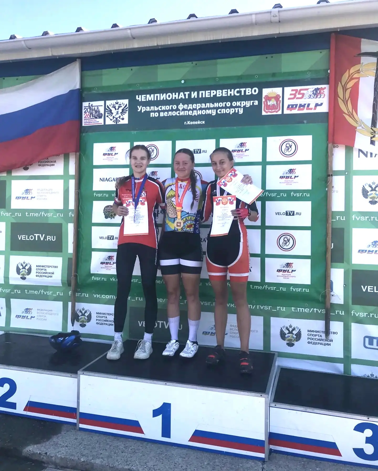 Велокросс: наши спортсменки на пьедестале УрФО! 🚴‍♀️💨