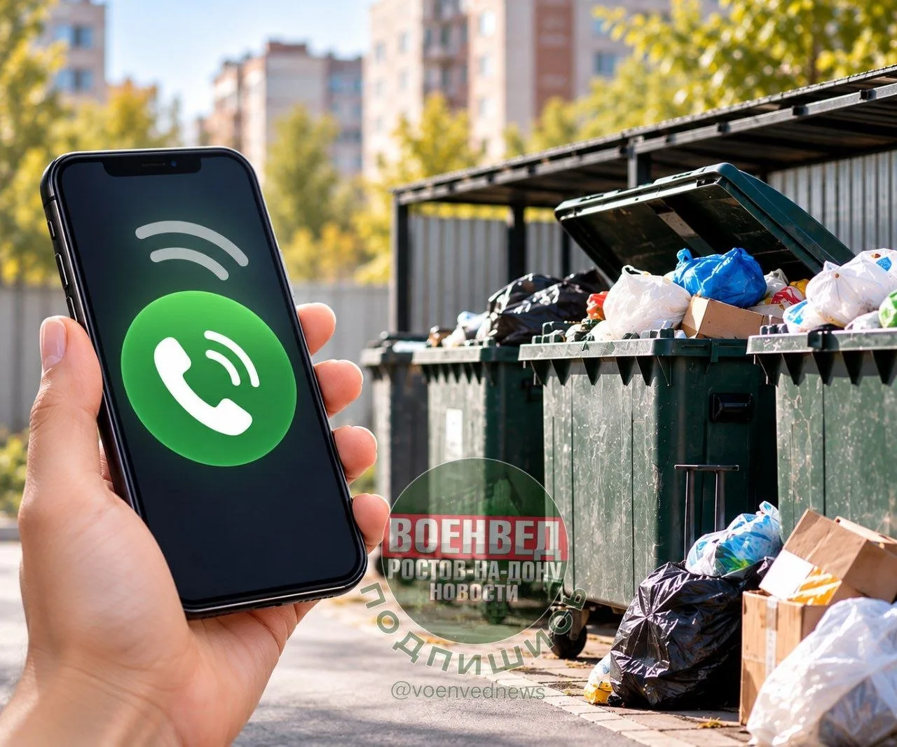 🚮 В Ростове откроют «горячую линию» по проблемам с вывозом мусора