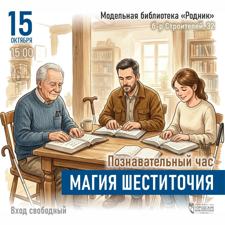 Познавательный час «Магия шеститочия» (6+)