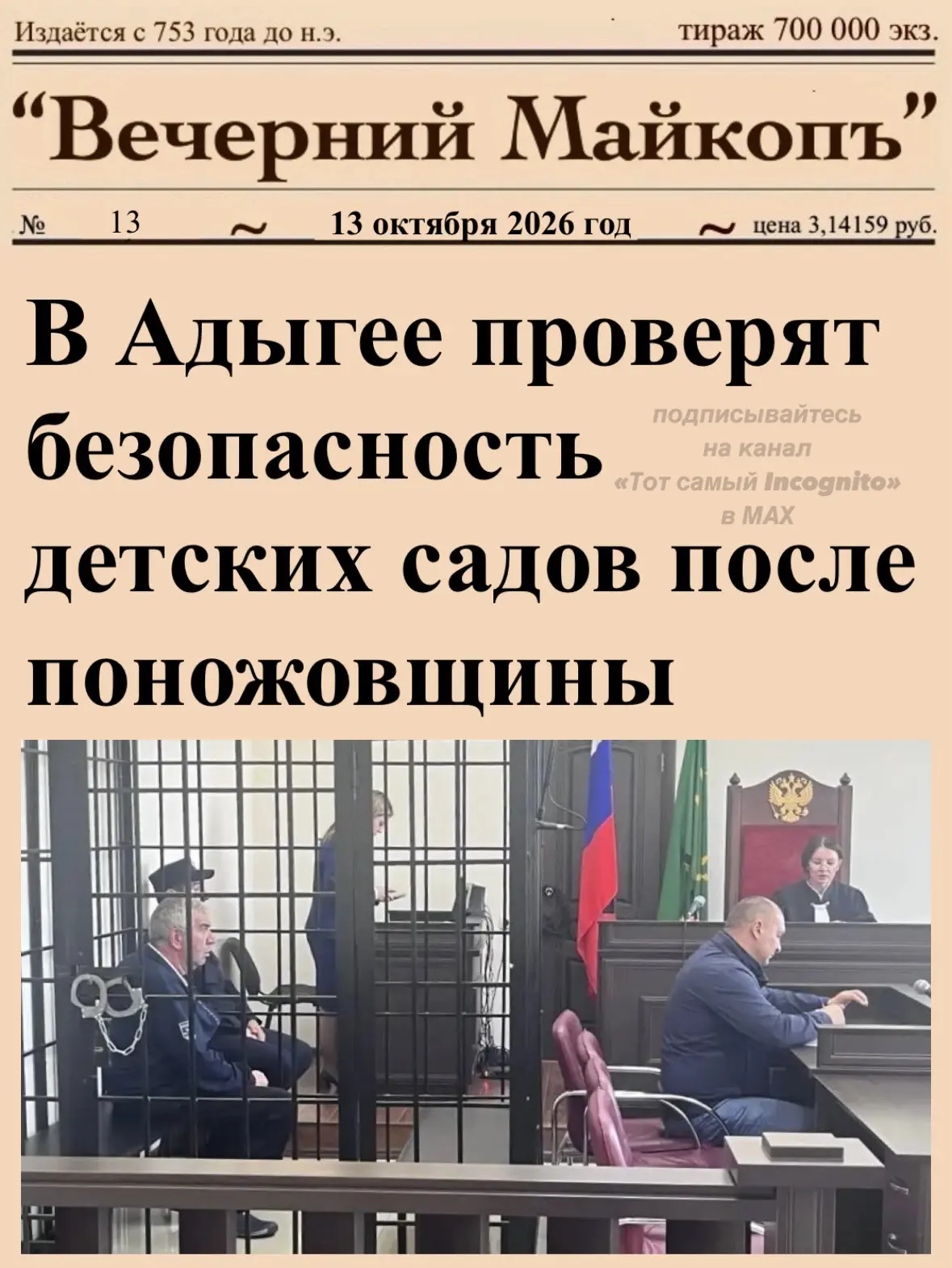 ❗️Прокуратура и Росгвардия проверят соблюдение требований безопасности в образовательны...