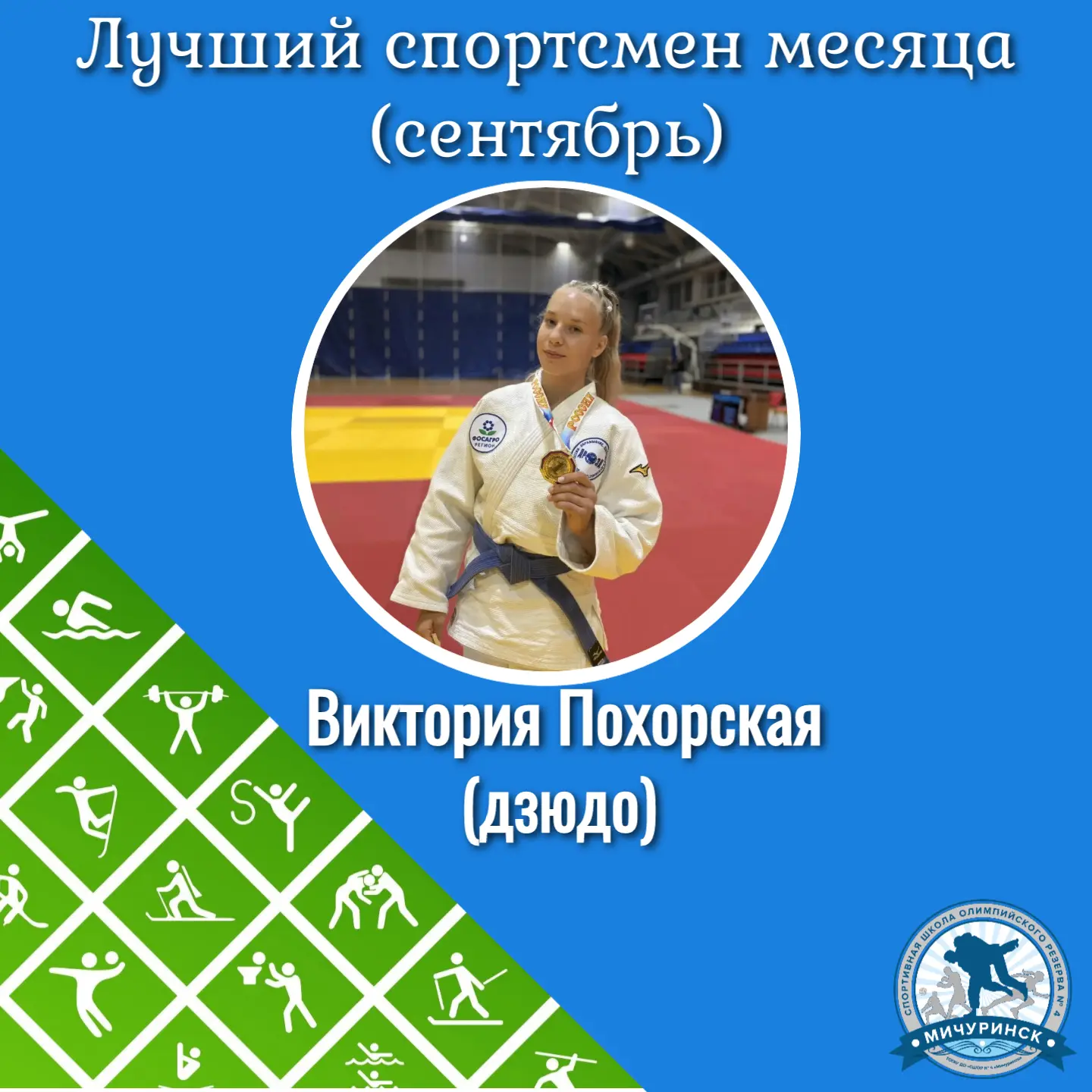 🔥 Мы подвели итоги голосования за спортсмена месяца (сентябрь)!