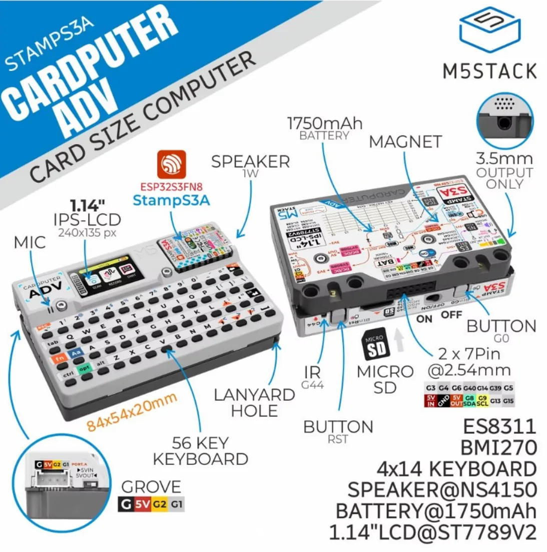 Cardputer Adv M5stack: