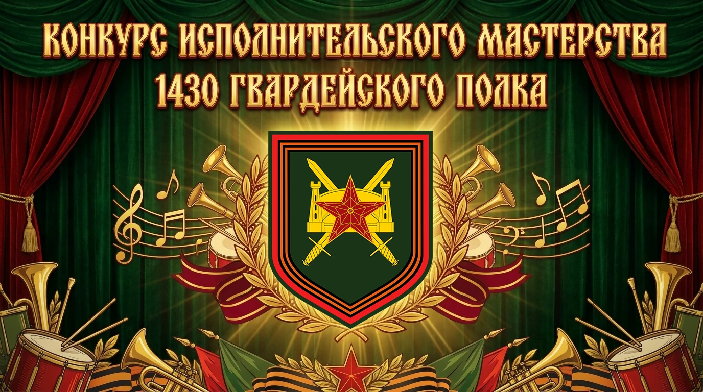 В соответствии с приказом командира полка проводится конкурс исполнительского мастерства