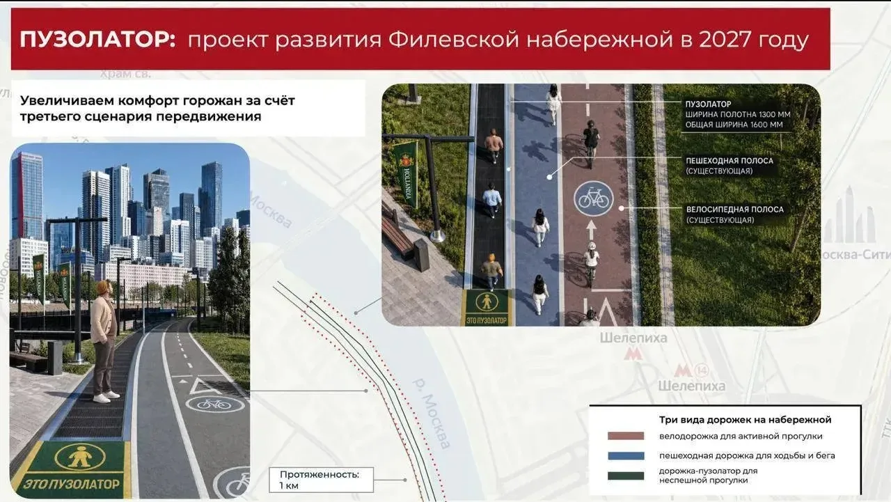 🚶В Москве предложили установить «пузолаторы» для тех, кто не любит ходить пешком.