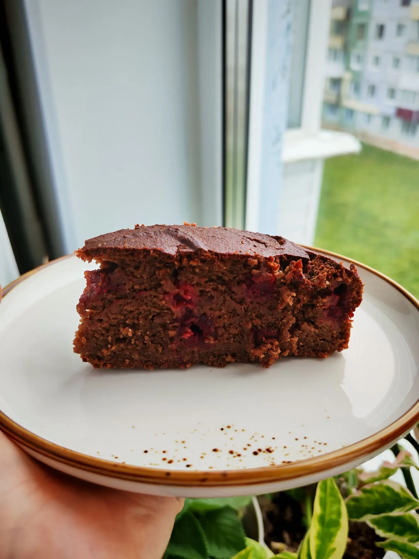 Шоколадный кекс с вишней 🍒