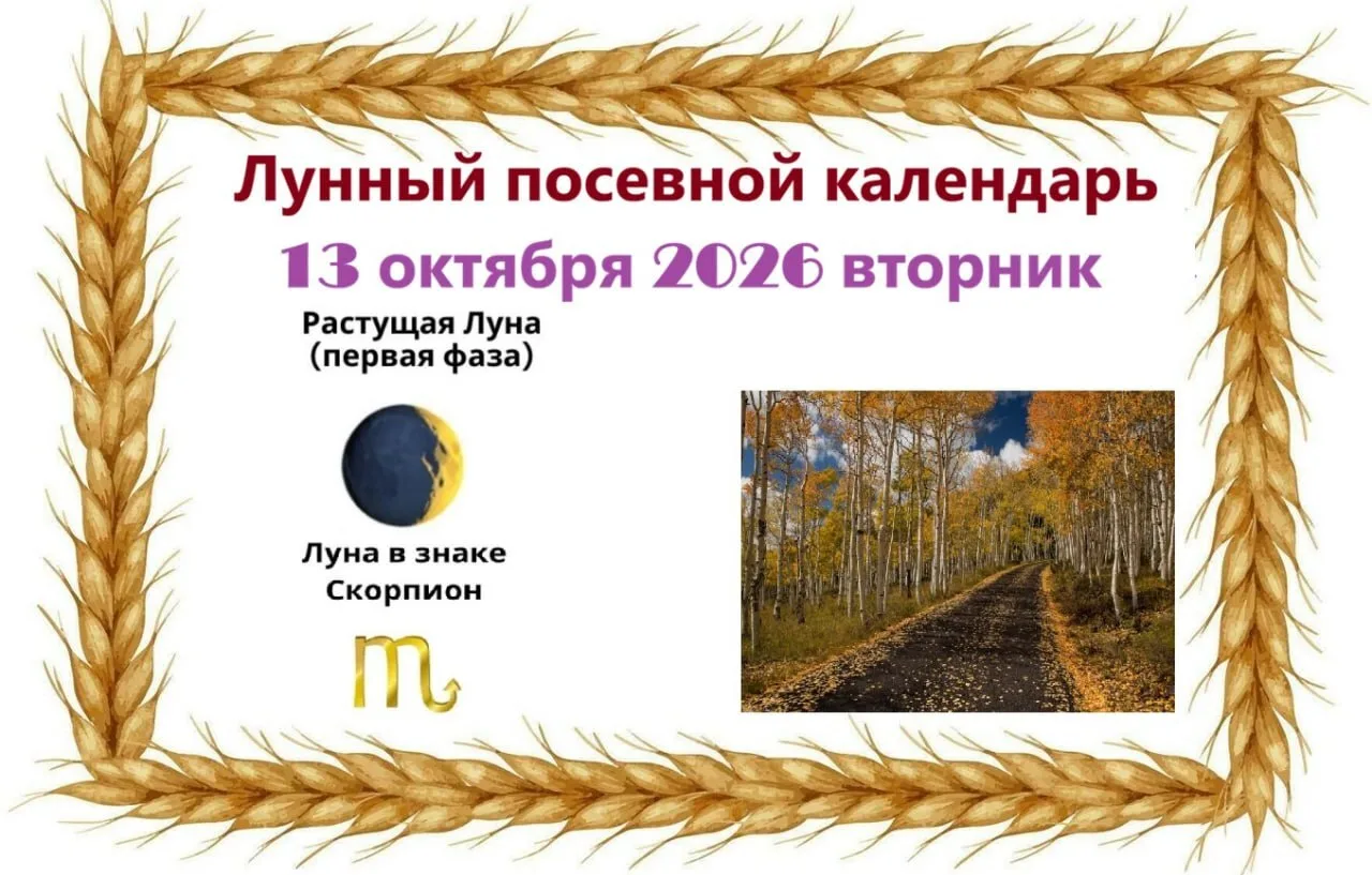 1️⃣3️⃣ октября, вторник