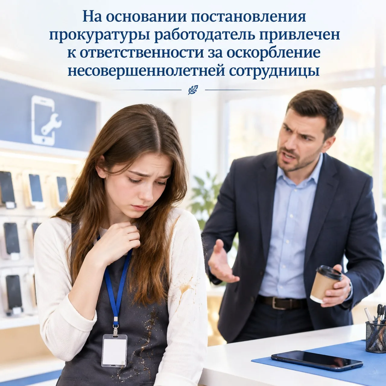 📃На основании постановления прокуратуры работодатель привлечен к ответственности за ос...