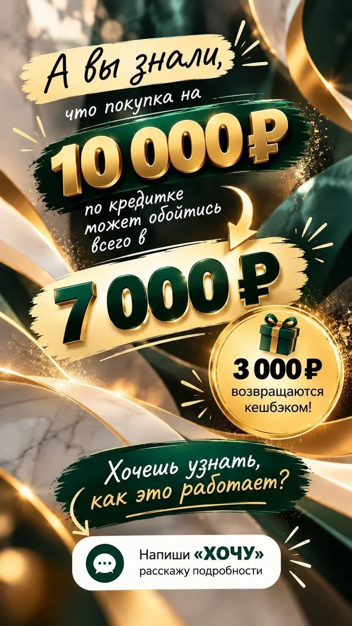 Закажи себе кредитку Т-банка и получи бонус 3 тыс руб за свои траты от 10 тыс руб.