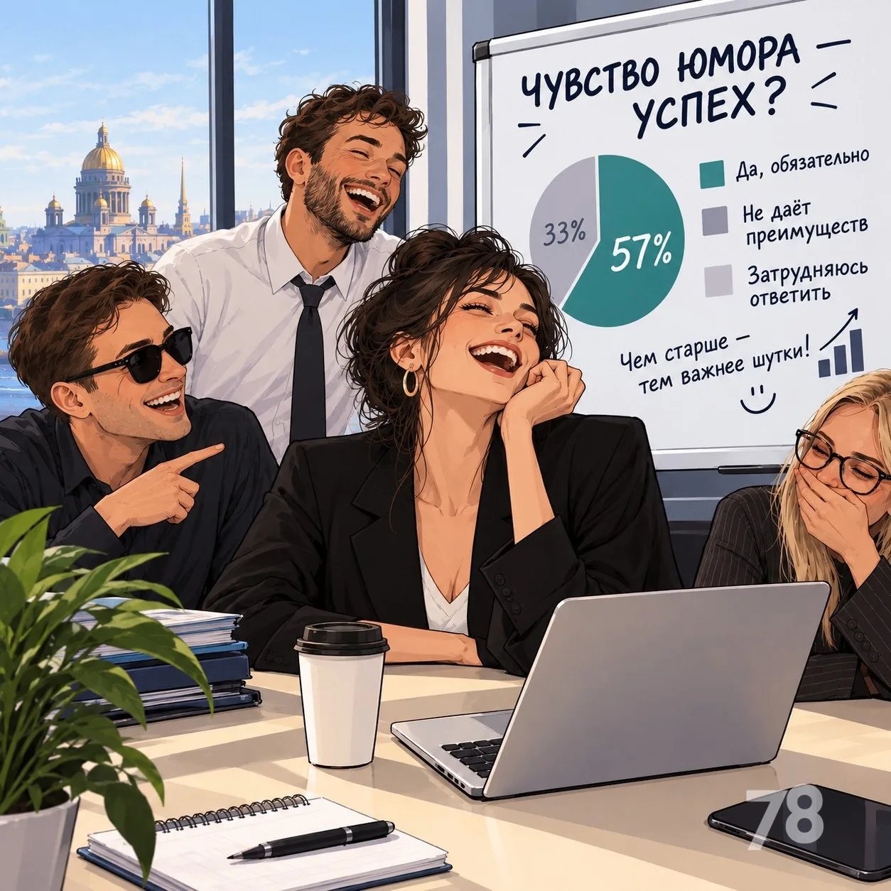 Нет чувства юмора — не будет и карьеры