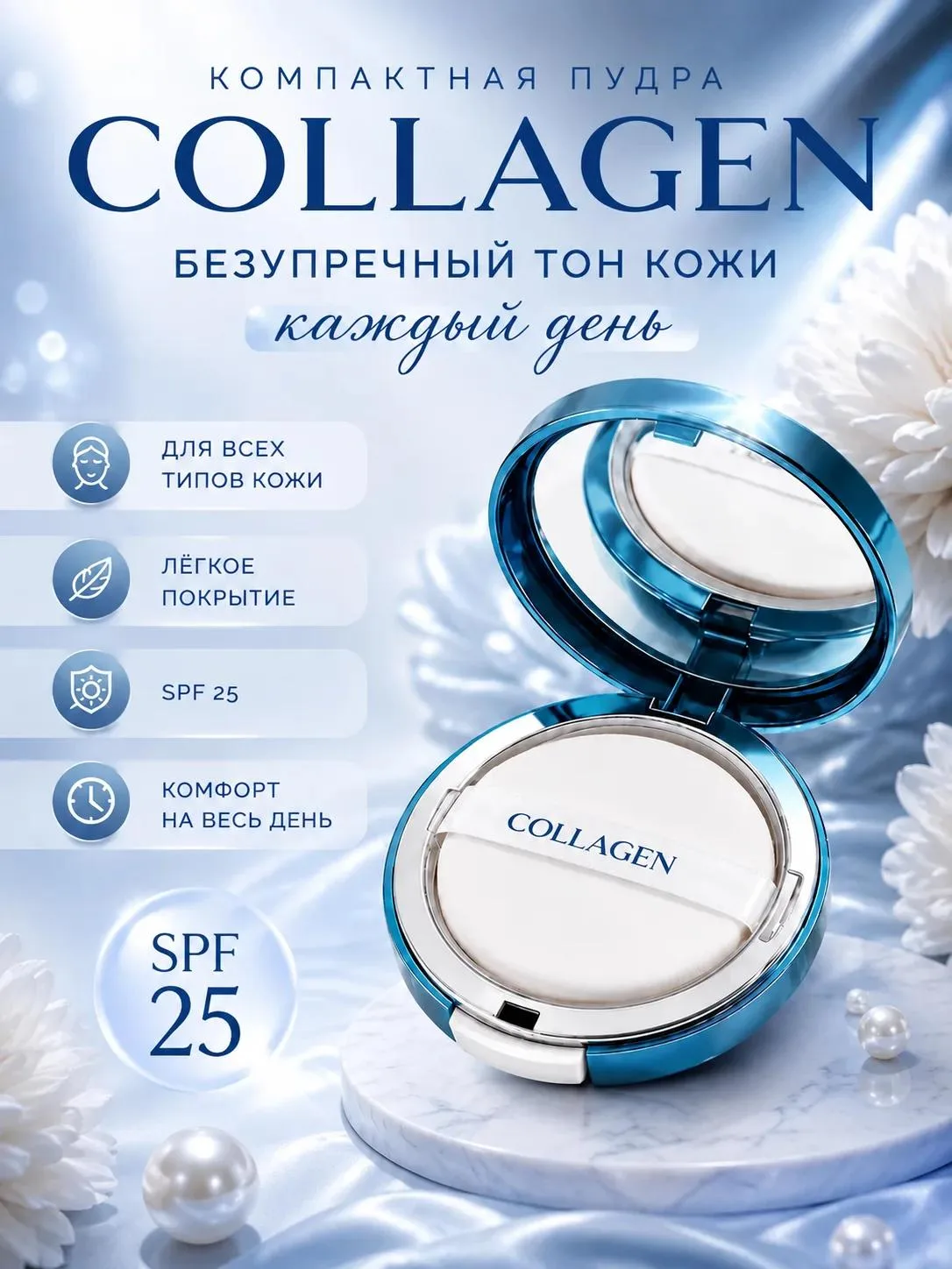 СЕРИЯ КАРТОЧЕК ДЛЯ КОМПАКТНОЙ ПУДРЫ