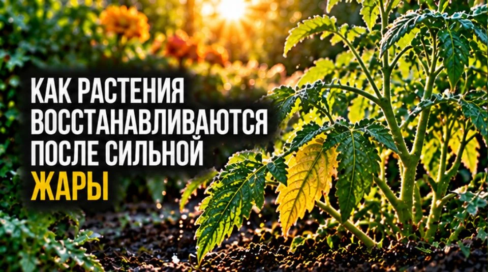 Как растения восстанавливаются после сильной жары
