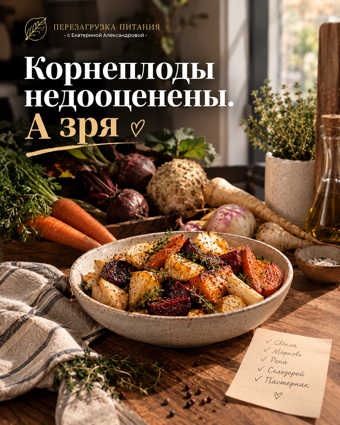 Корнеплоды недооценены. А зря