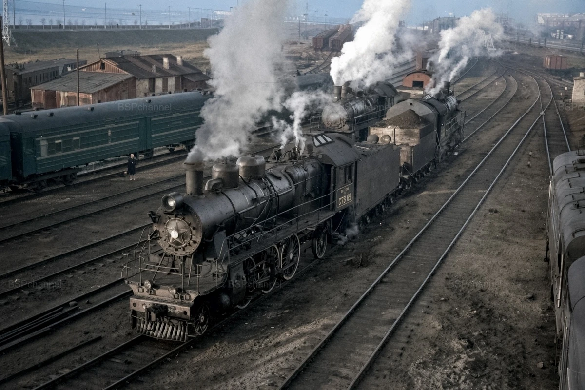 На вокзале в Казани, 1960-е.