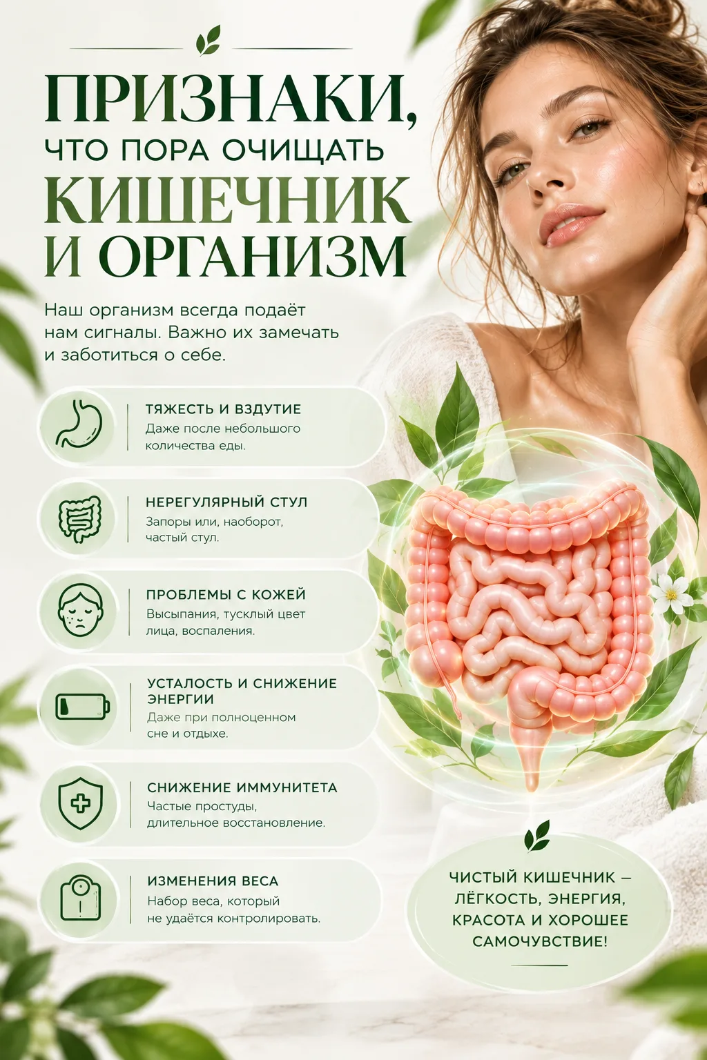 🌿 А КАК ЖЕ ПОДДЕРЖАТЬ КИШЕЧНИК И ЕГО МИКРОБИОТУ? 💚