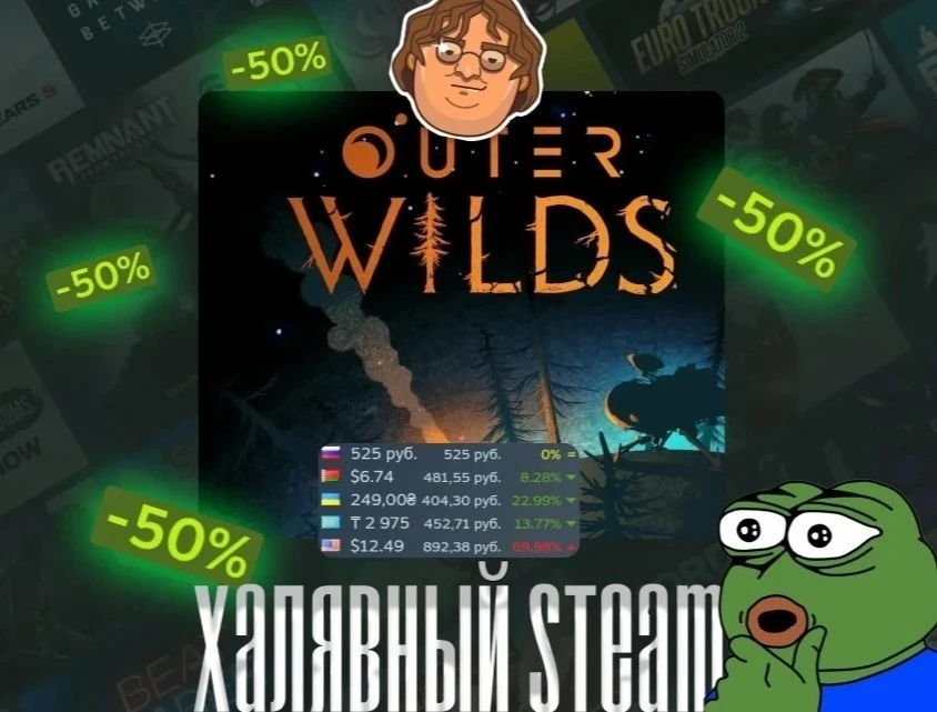 ☁️ Отправимся в космос — Outer Wilds получила скидку5️⃣0️⃣