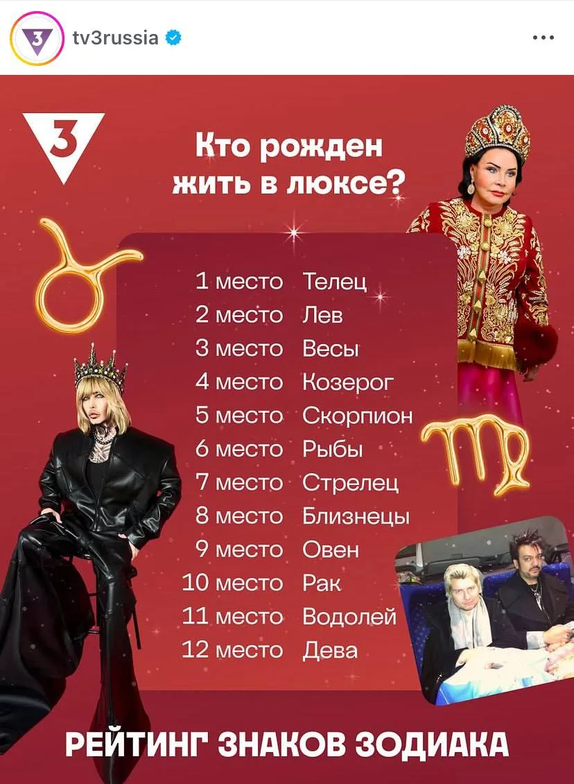Тельцы, Львы и Весы рождены жить в люксе