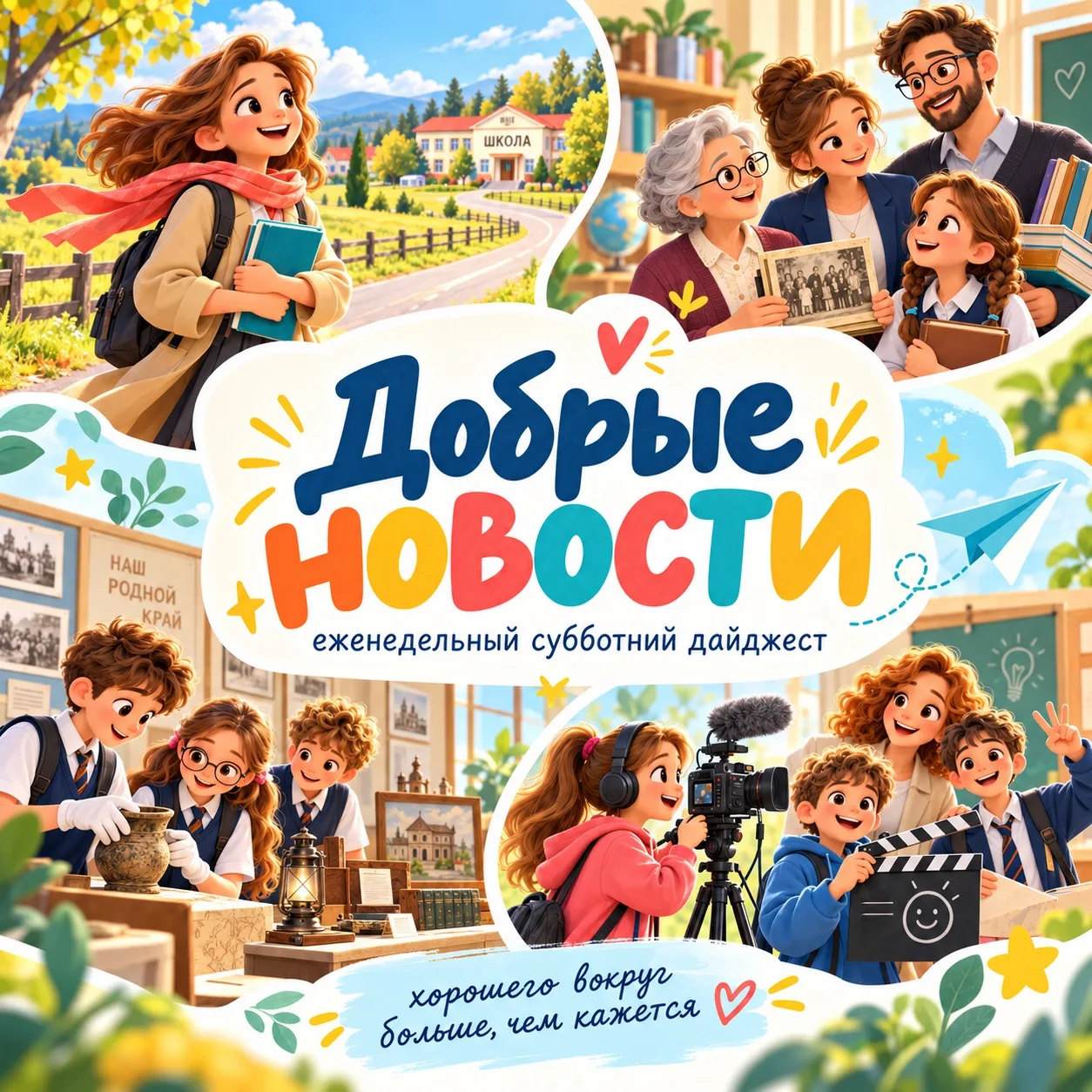Запускаем еженедельную рубрику «Добрые новости»