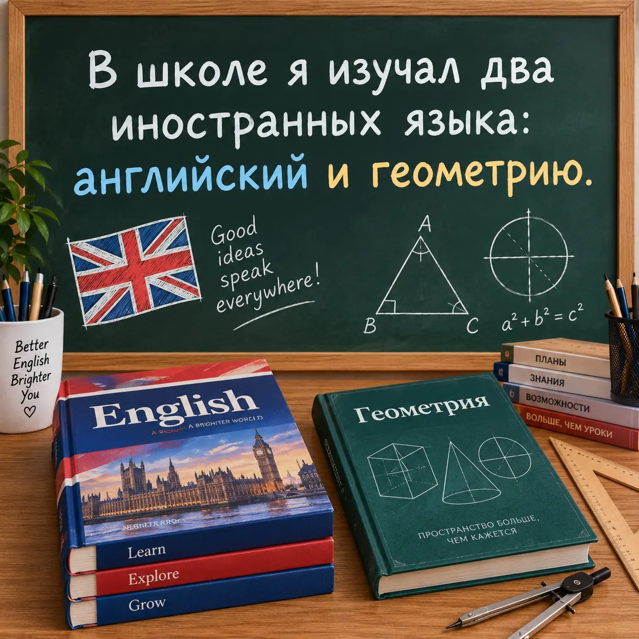 А кто-то еще и 3-ий язык изучал 🙃