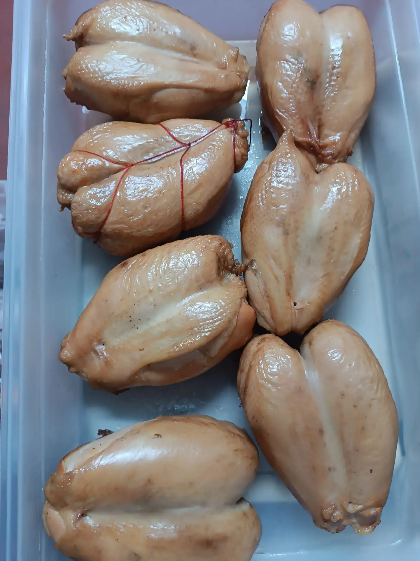 Куриная грудка только закоптилась