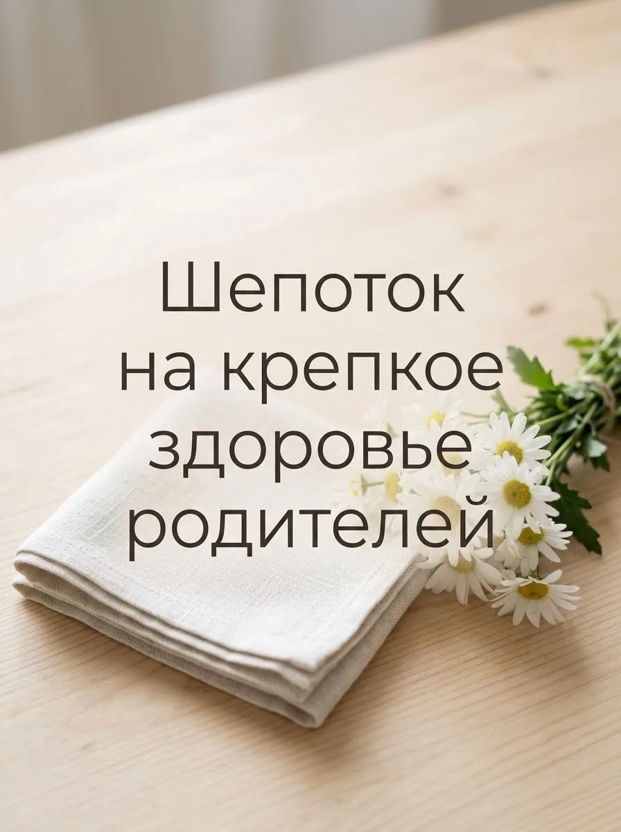 Этот шепоток помогает, когда родители часто болеют, жалуются на слабость или просто хоч...