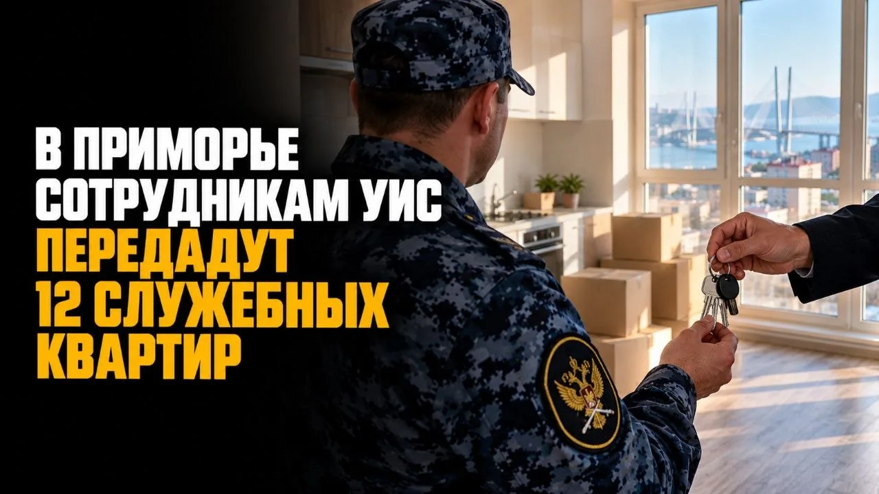 В ПРИМОРЬЕ СОТРУДНИКАМ УИС ПЕРЕДАДУТ 12 СЛУЖЕБНЫХ КВАРТИР
