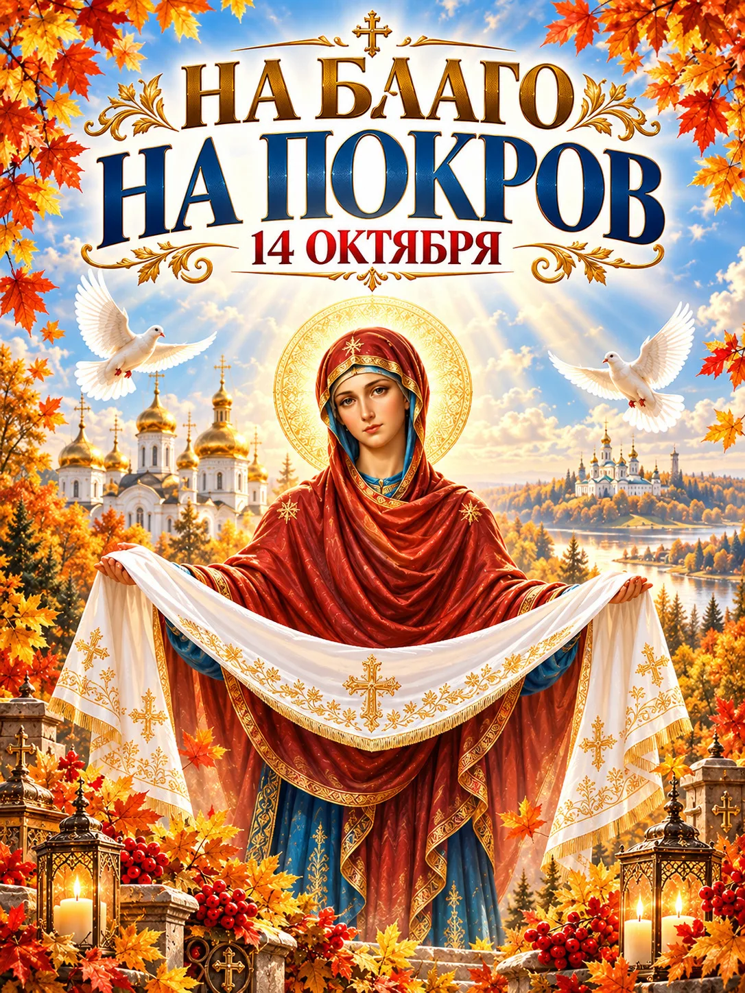 🙏 В этот могущественный день вы сможете поставить Покровский защитный годовой оберег.